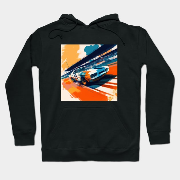 Racing Talladega Hoodie by DavidLoblaw